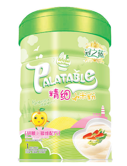 冠之藍胡蘿卜多維配方精細小米粉1段