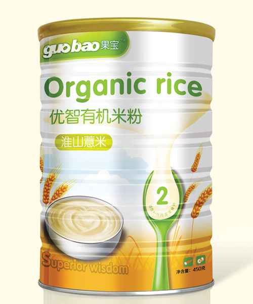 果寶淮山薏米優智有機米粉