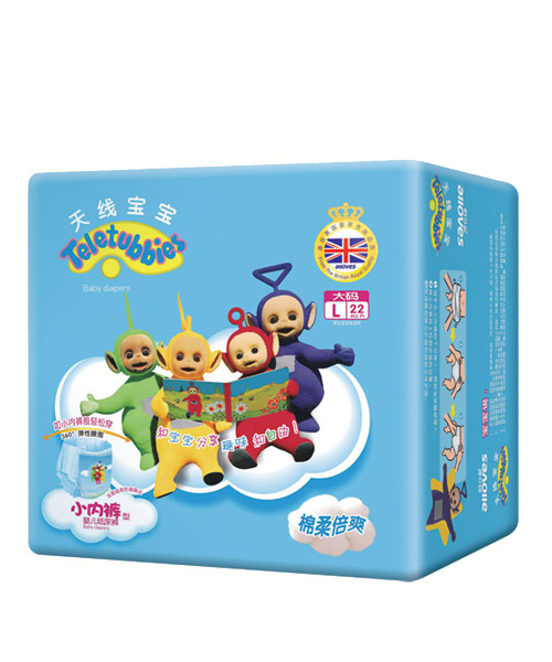 天線寶寶棉柔-小內褲型紙尿褲-XL-20