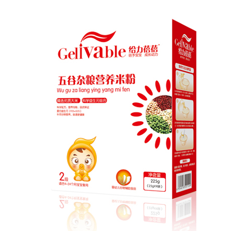 給力蓓蓓五谷雜糧嬰兒營養米粉
