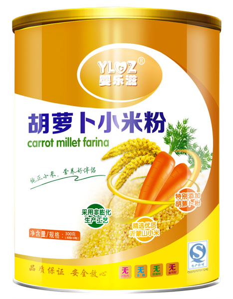 嬰樂滋胡蘿卜小米粉桶裝
