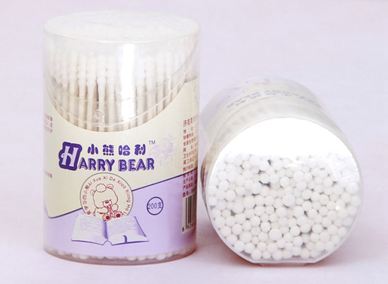 小熊哈利嬰童棉簽200支