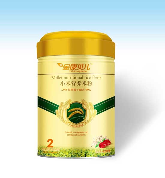 金康貝兒紅棗蓮子配方小米營養米粉