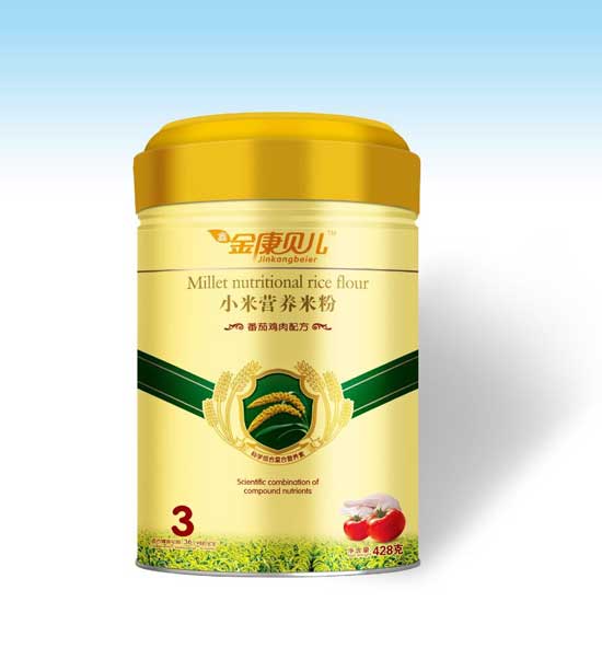 金康貝兒番茄雞肉配方小米營養米粉