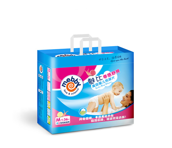 mebby魅比零感舒爽紙尿片M36片