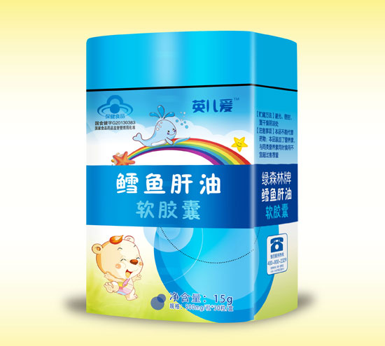 英兒愛藍帽藍帽鱈魚肝油30粒(鐵盒)